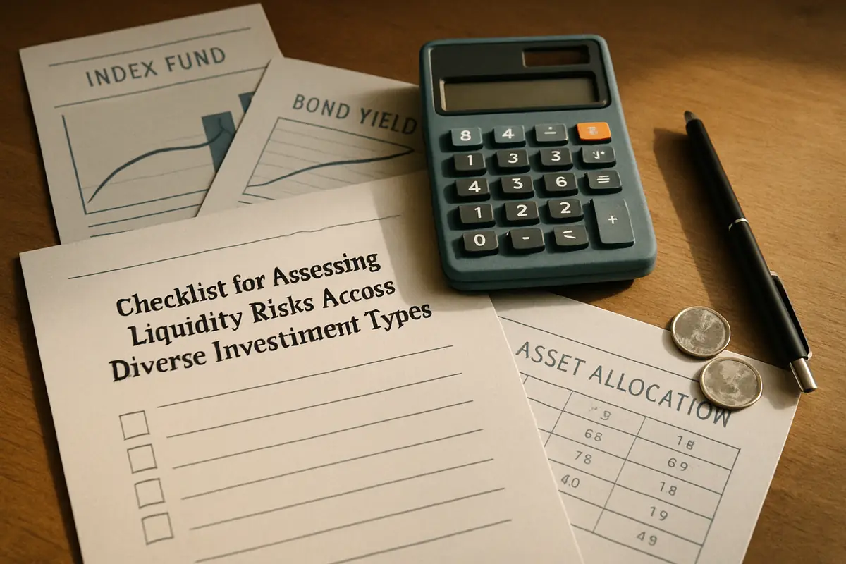 Checklist for Assessing Liquidity Risks Across Diverse Investment Types