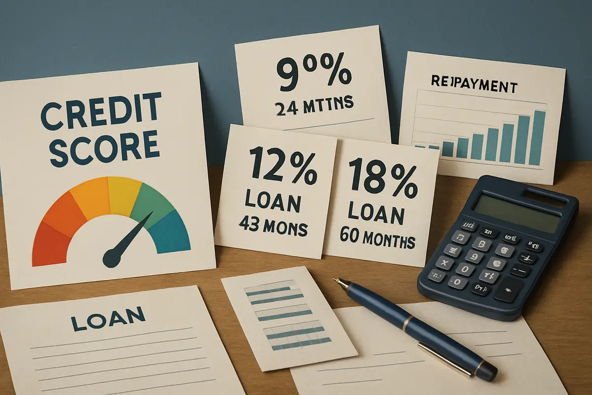 How Credit Scores Shape Loan Approval Odds and Terms: A Household Scenario Analysis